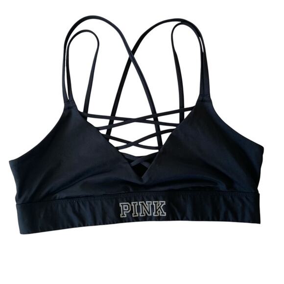 PINK Victoria's Secret Ultimate Black Unlined Bra - Medium - Picture 1 of 4